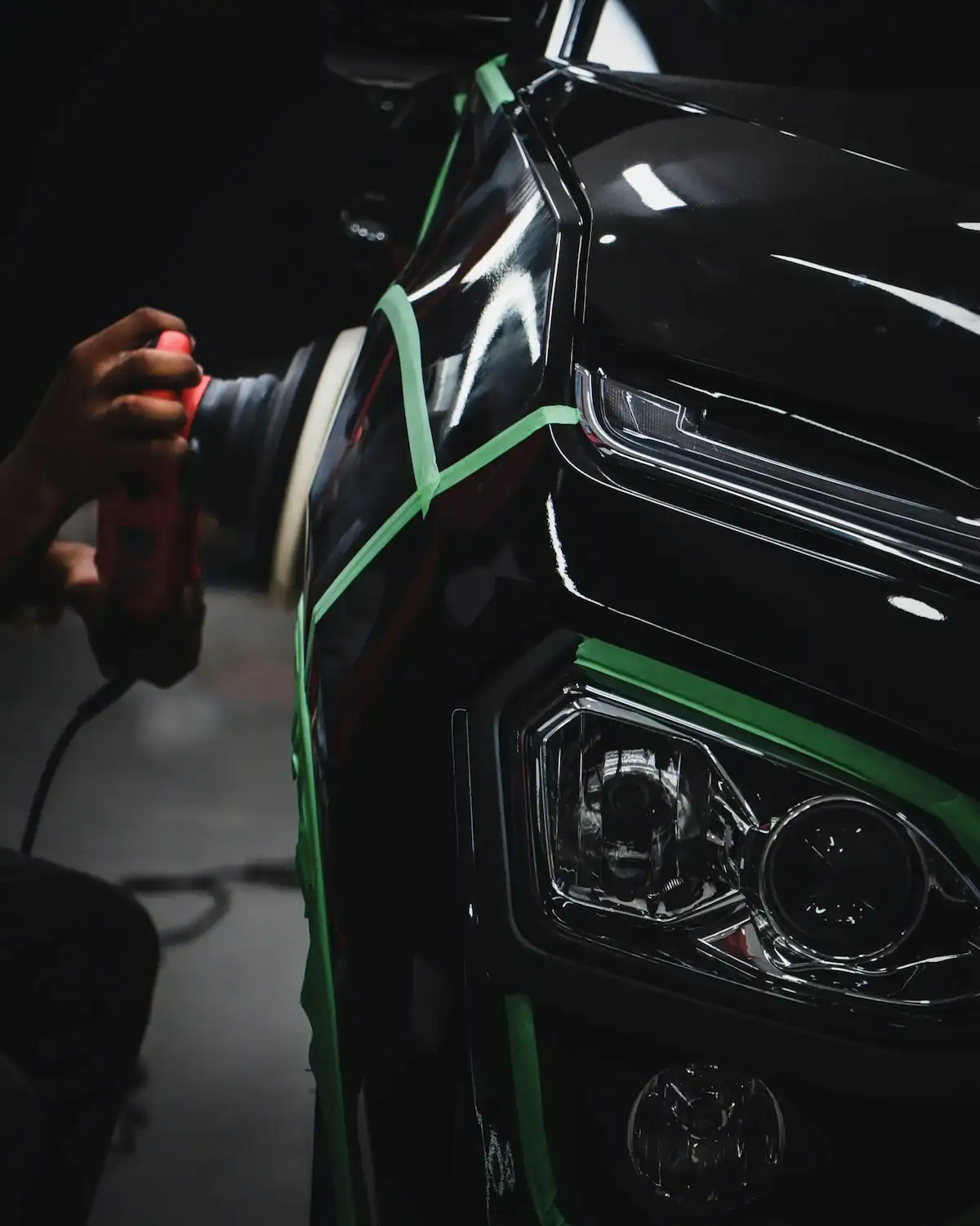 Professional ceramic coating application