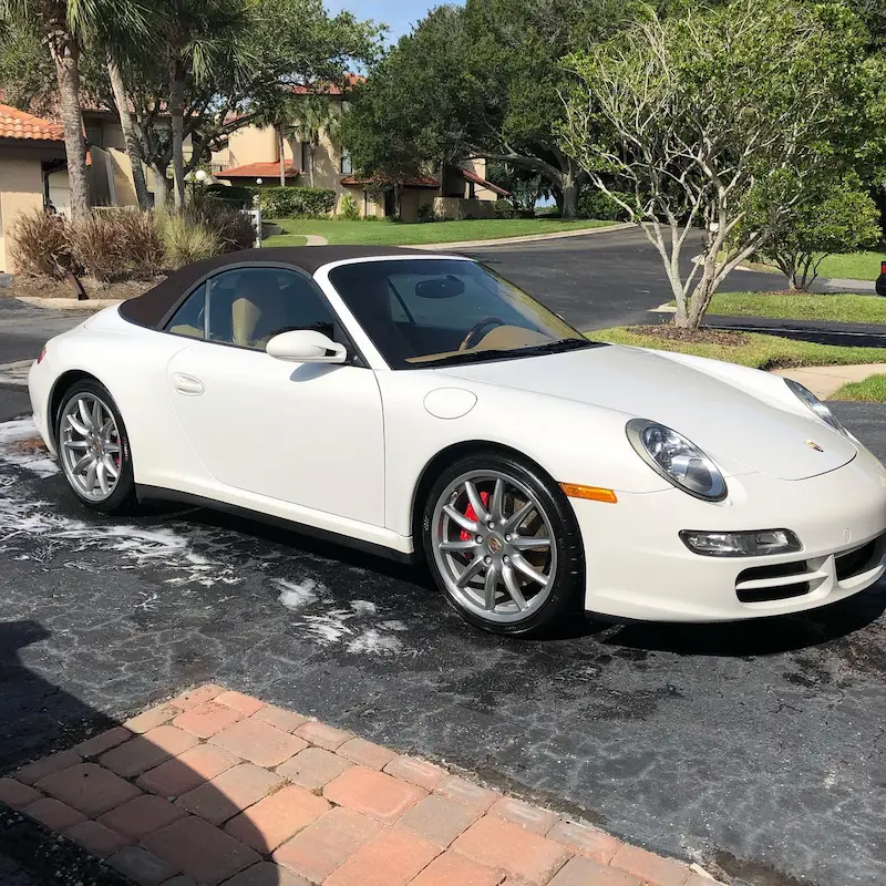 After detailing - Porsche exterior
